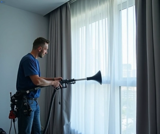 Professional curtain stain removal process equipment Matty Curtain Cleaning augustine-heights