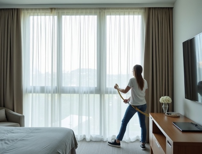 Augustine Heights Sheer Curtain Cleaning